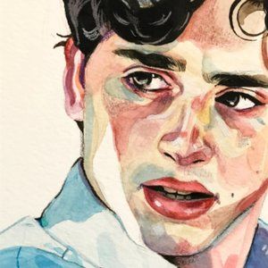 Elio Perlman Portrait from the film 'Call Me By Your Name"